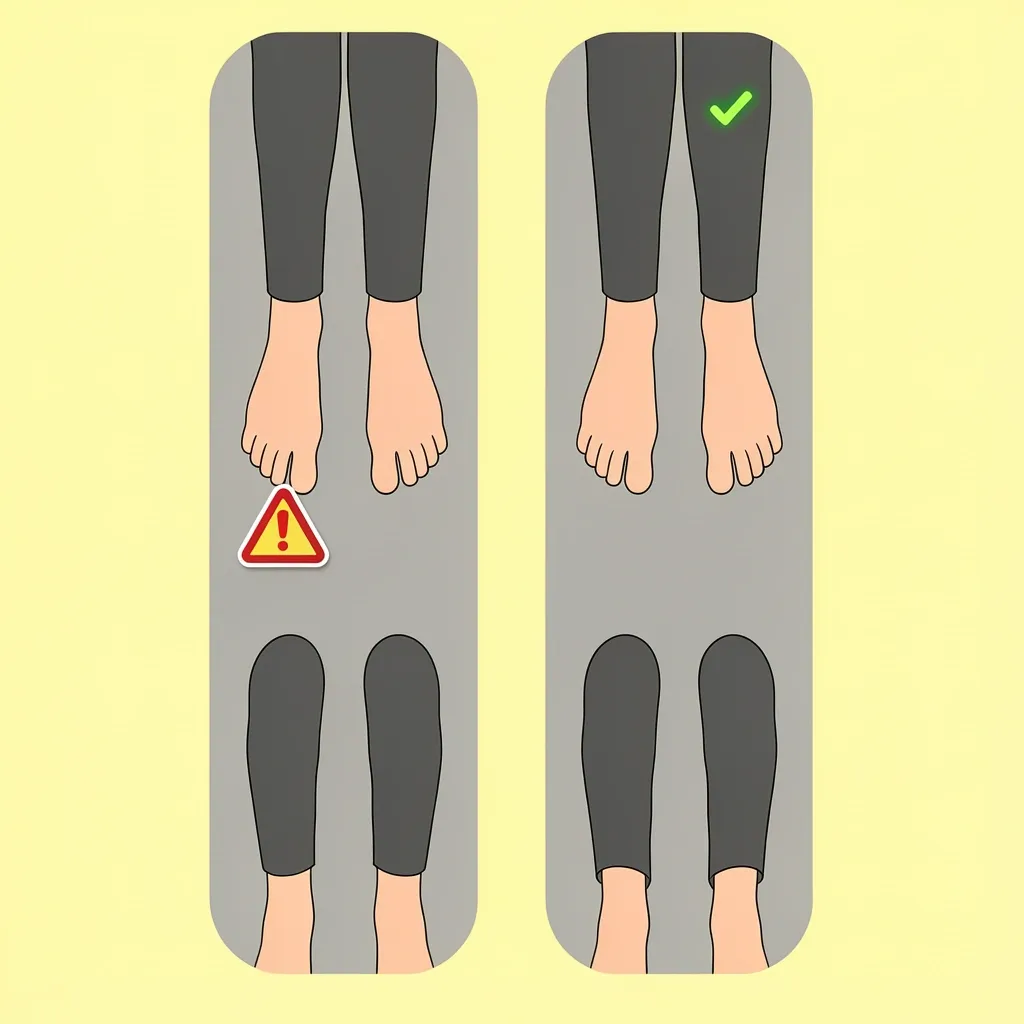 Belt Width Importance Top-down vector illustration comparing narrow and wide walking pad belts