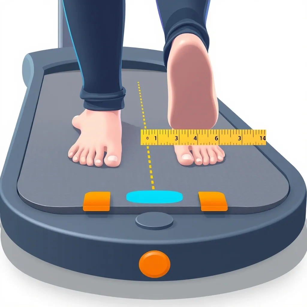 Walking Pad Belt Slippage Causes Distance Inaccuracy Illustration showing walking pad belt slippage causing distance inaccuracy, with sensor and foot movement divergence
