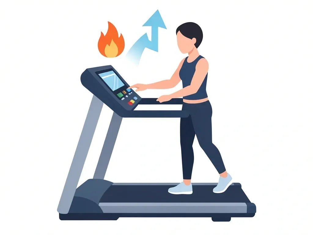 Best walking pad settings for fat loss Person setting speed and incline on a walking pad for weight loss