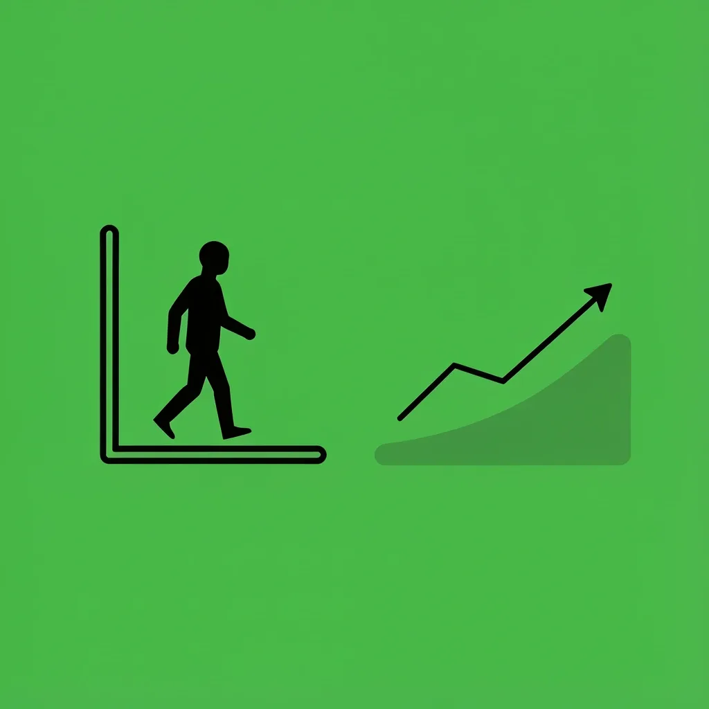 Yagud Incline Workout Impact Comparison of flat walking pad with no incline versus a pad with incline showing impact on calorie burn