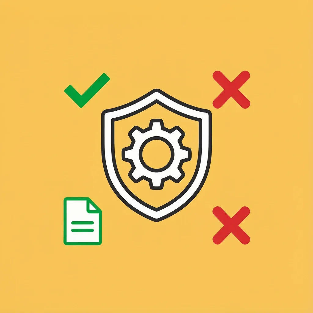 Yagud Warranty Coverage Overview Warranty shield icon with gear and document showing coverage and exclusions